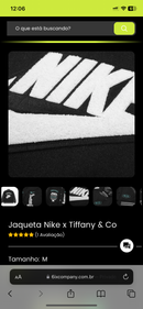 Jaqueta Nike x Tiffany &
Co