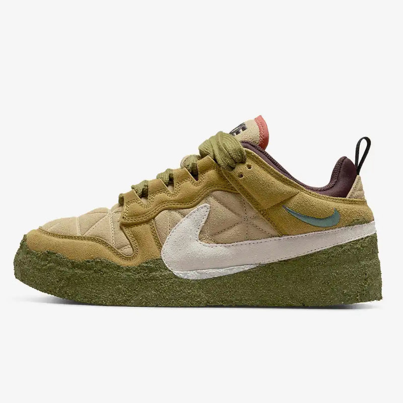 Cactus Plant Flea Market x Nike Dunk Low Tan Mossy Green - DRIP DOS ARTISTAS 