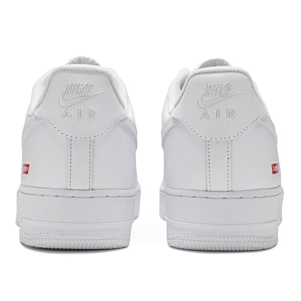 Supreme x Nike Air Force 1 Low Box Logo White - DRIP DOS ARTISTAS 