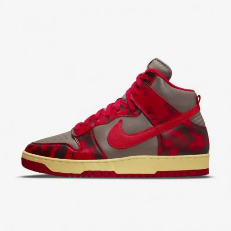 Nike Dunk High 1985 Red Acid Wash - DRIP DOS ARTISTAS 