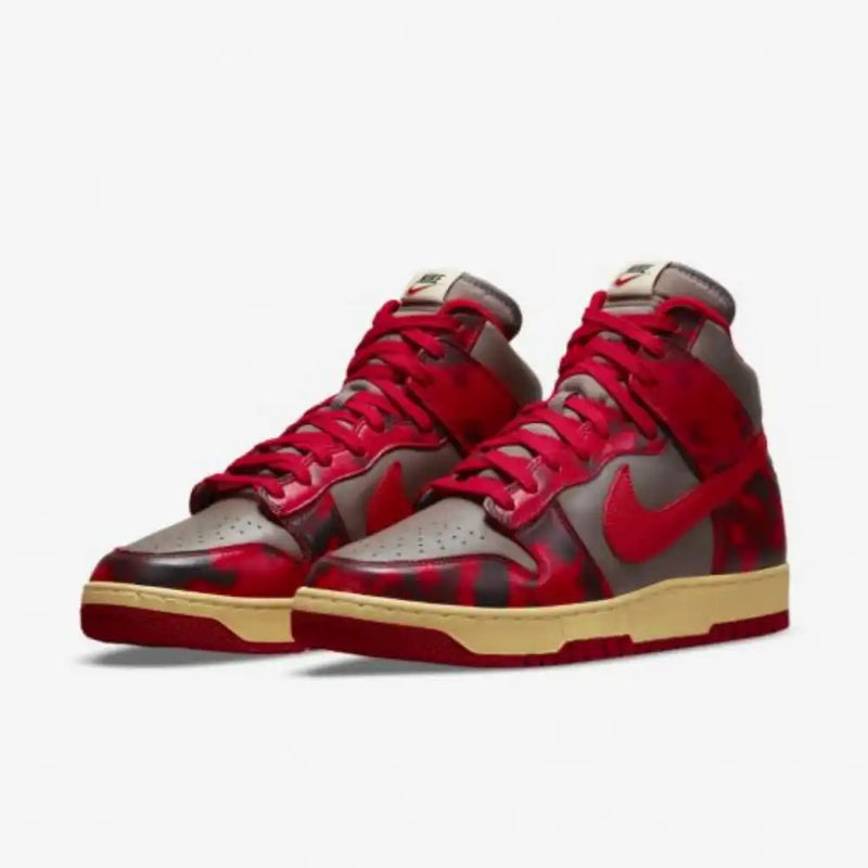 Nike Dunk High 1985 Red Acid Wash - DRIP DOS ARTISTAS 
