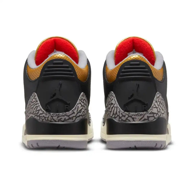 Air Jordan 3 Black Gold - DRIP DOS ARTISTAS 
