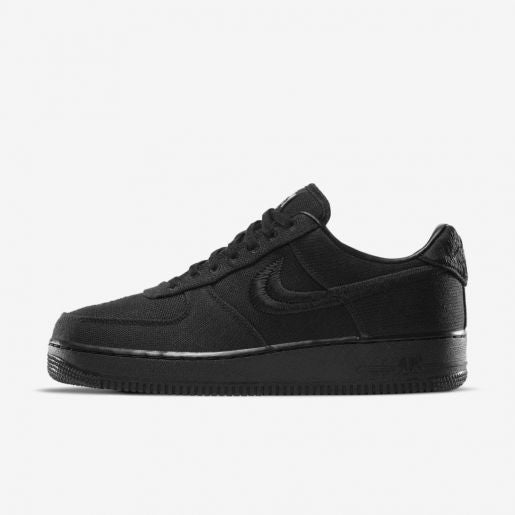 Stussy x Nike Air Force 1 Triple Black - DRIP DOS ARTISTAS 