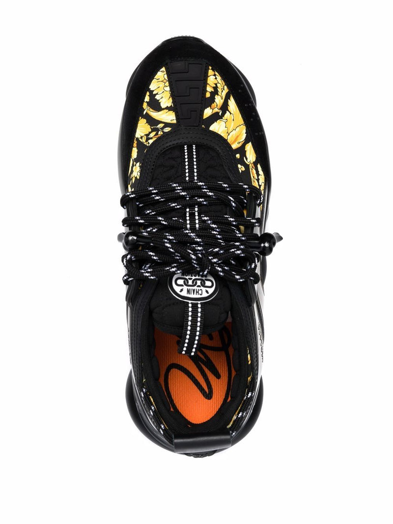 Versace Tênis Chain Reaction Com Solado Chunky - DRIP DOS ARTISTAS 