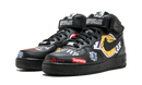Nike Air Force 1 Mid Supreme NBA BlacK - DRIP DOS ARTISTAS 