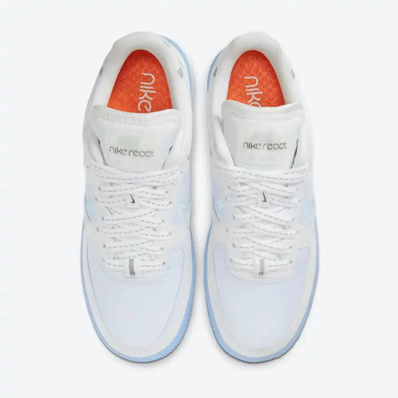 Nike Air Force 1 React Light Bone - DRIP DOS ARTISTAS 