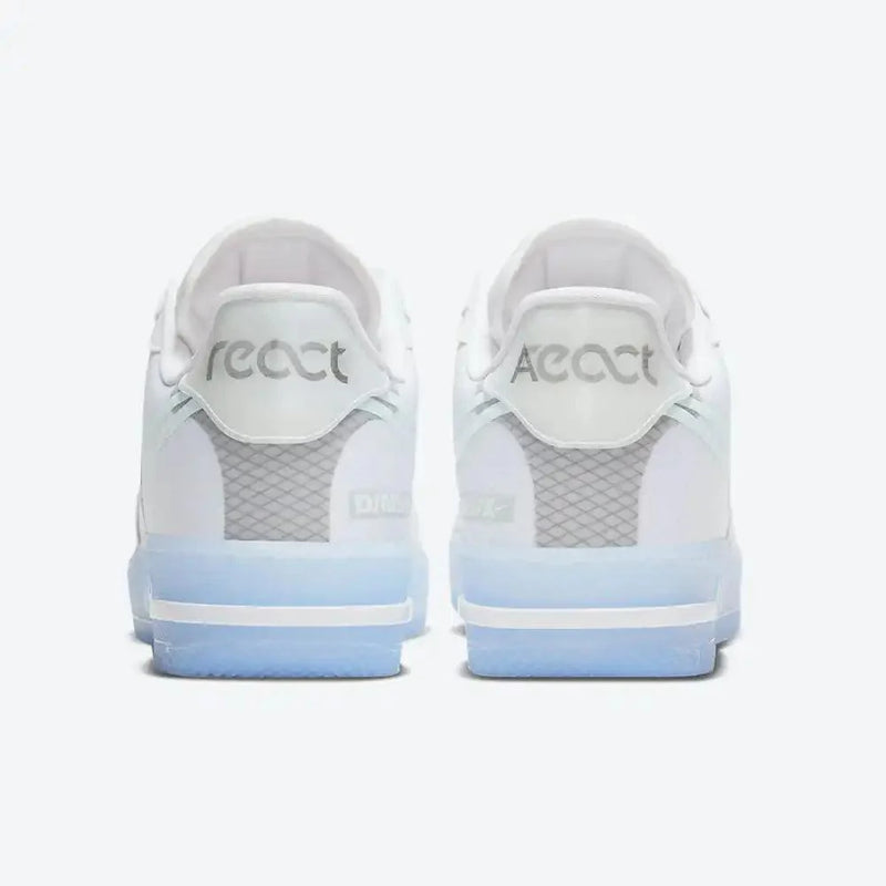 Nike Air Force 1 React Light Bone - DRIP DOS ARTISTAS 