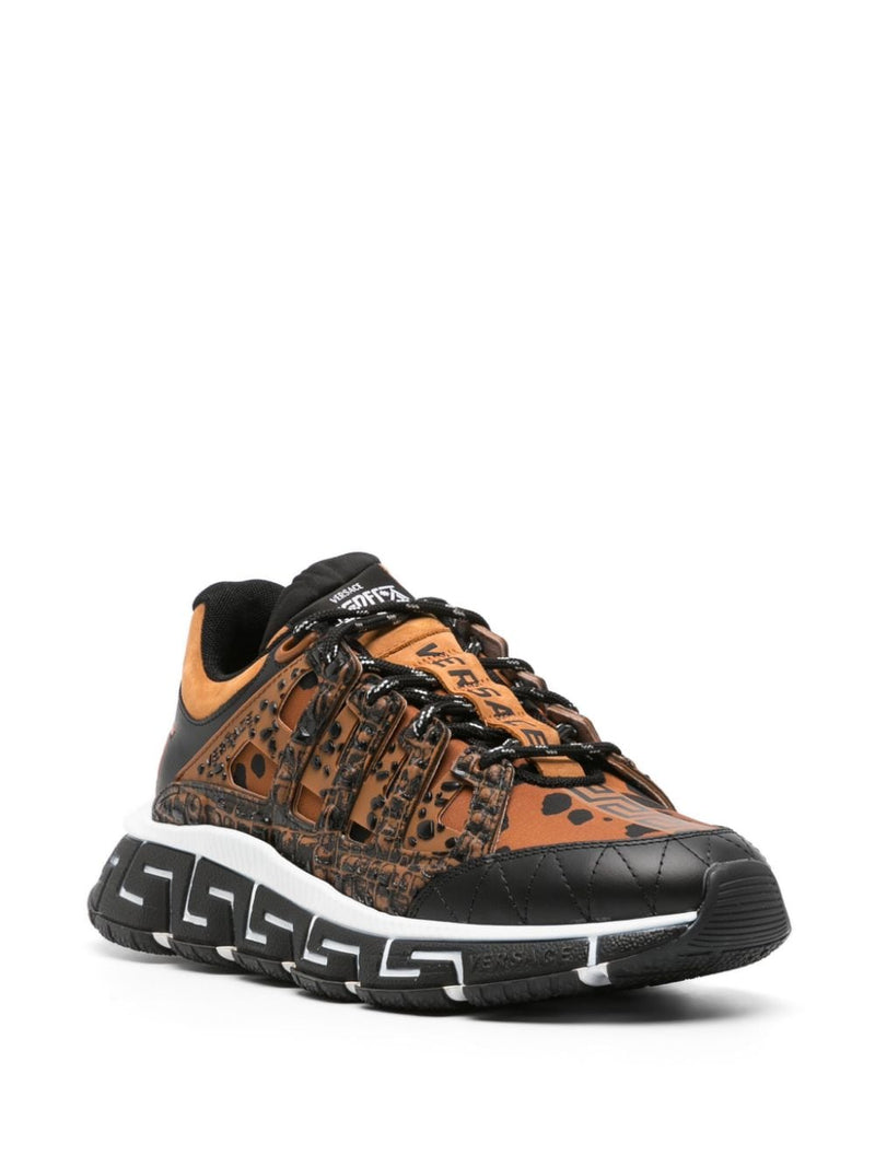 Versace Trigreca Dalmatian-print Sneakers - DRIP DOS ARTISTAS 