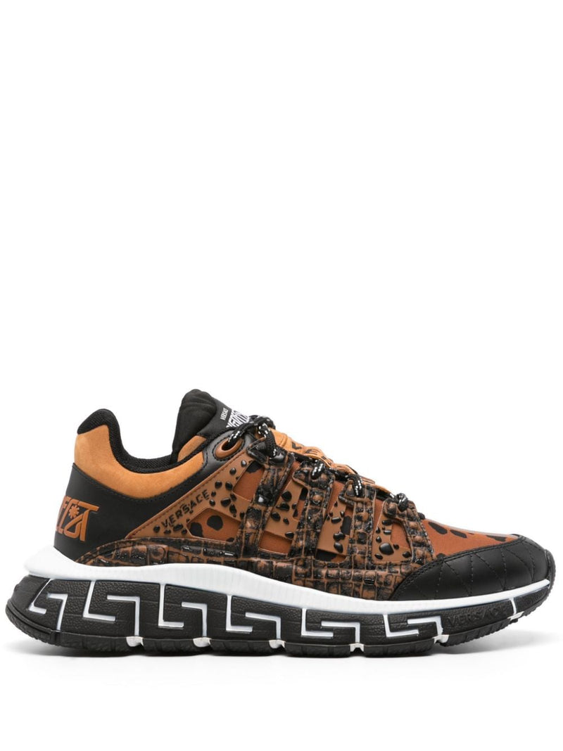 Versace Trigreca Dalmatian-print Sneakers - DRIP DOS ARTISTAS 