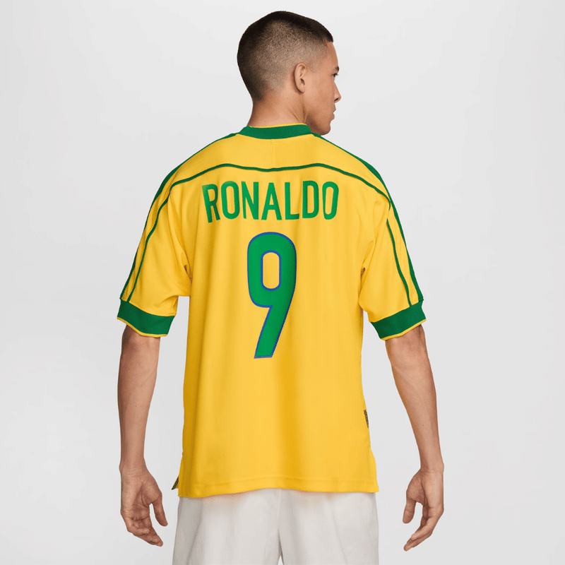 Camisa Nike Reedição Brasil 1998 Ronaldo Masculina