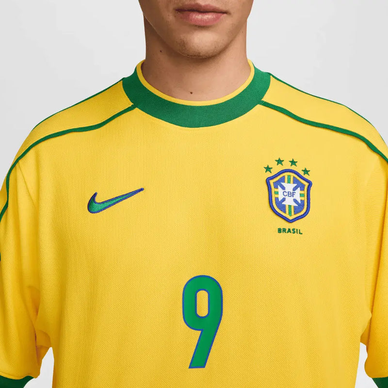 Camisa Nike Reedição Brasil 1998 Ronaldo Masculina