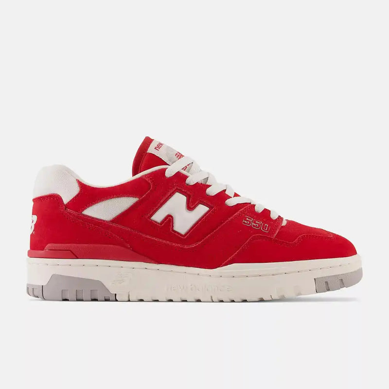 New Balance 550 Suede Pack Team Red - DRIP DOS ARTISTAS 