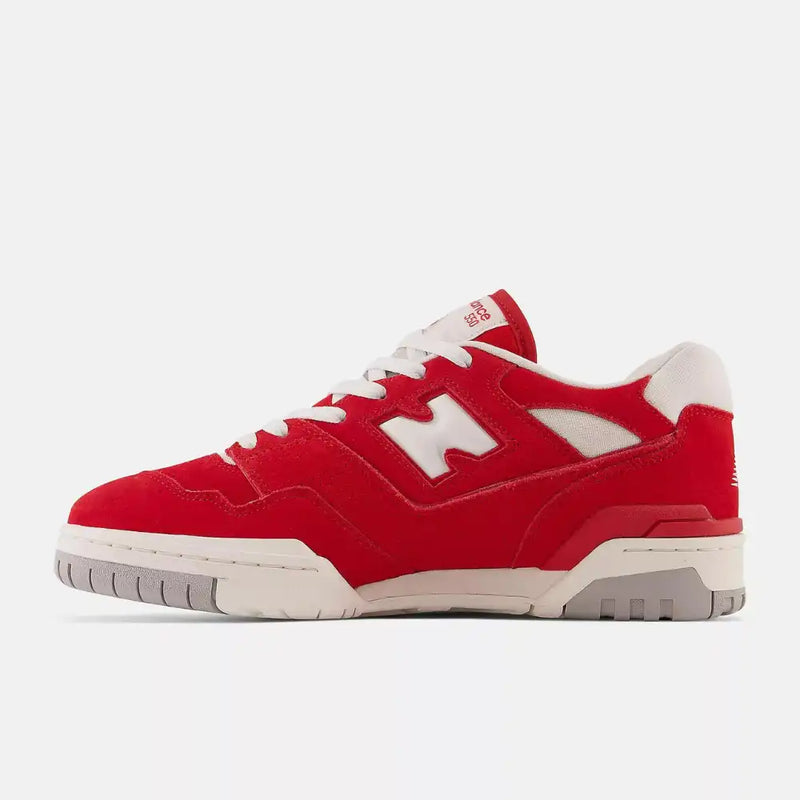 New Balance 550 Suede Pack Team Red - DRIP DOS ARTISTAS 