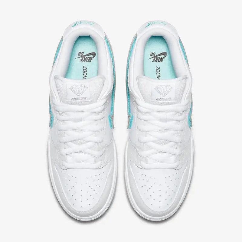 Diamond Supply Co. x Nike Dunk Low Pro SB White Diamond - DRIP DOS ARTISTAS 