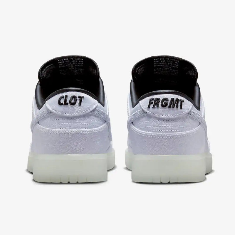CLOT x Fragment x Nike Dunk Low Black White - DRIP DOS ARTISTAS 