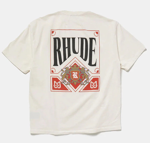 Camiseta Rhude Card 'Vintage White'