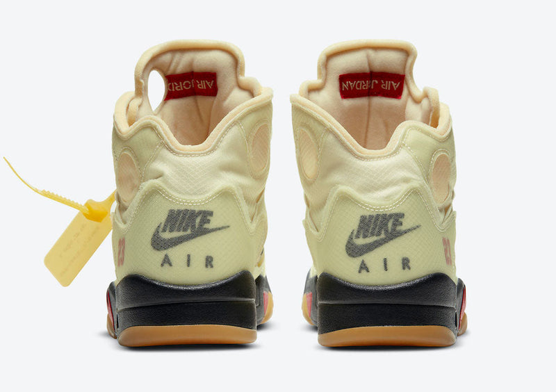 Off-White x Air Jordan 5 Sail - DRIP DOS ARTISTAS 
