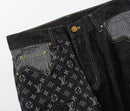 Calça Louis Vuitton x Nigo Monogram Patchwork Denim