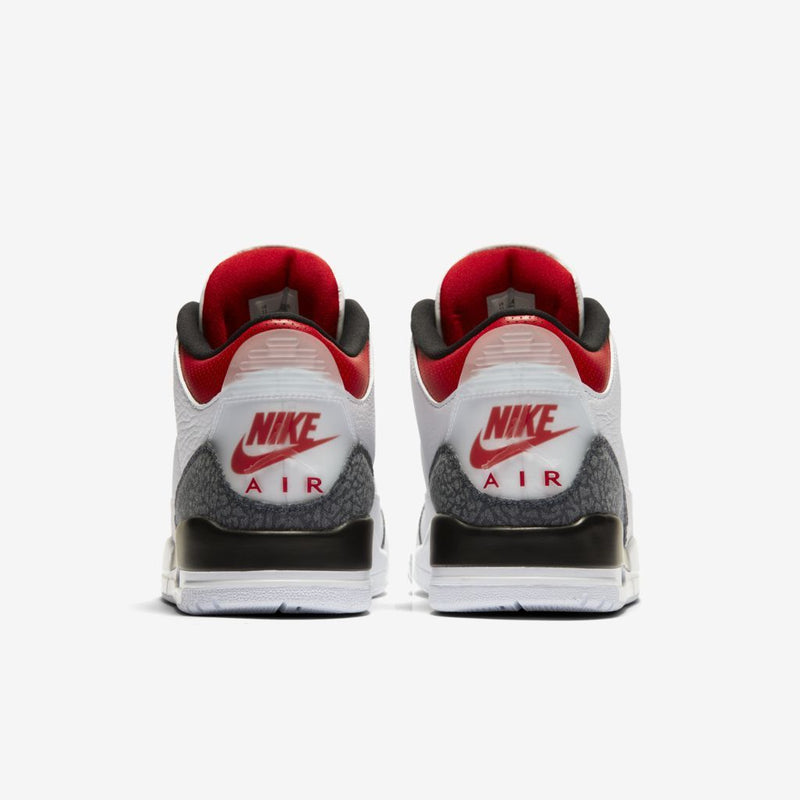 Air Jordan 3 Denim Fire Red - DRIP DOS ARTISTAS 