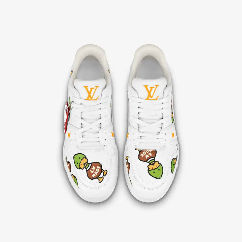 Nigo x Louis Vuitton Trainer Low White Duck Print - DRIP DOS ARTISTAS 
