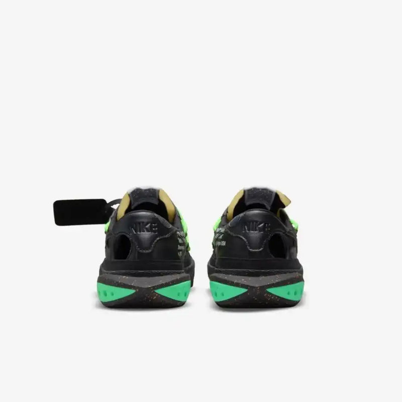 Off-White x Nike Blazer Low Black and Electro Green - DRIP DOS ARTISTAS 