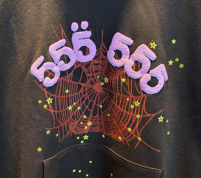 Moletom Sp5der Angel Number Brown