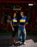 Camiseta patta inspirada no boca juniors