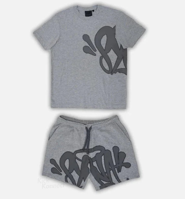 Conjunto Shorts Synaworld Cinza