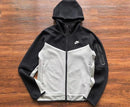 Jaqueta Nike Tech Fleece Preta e Cinza
