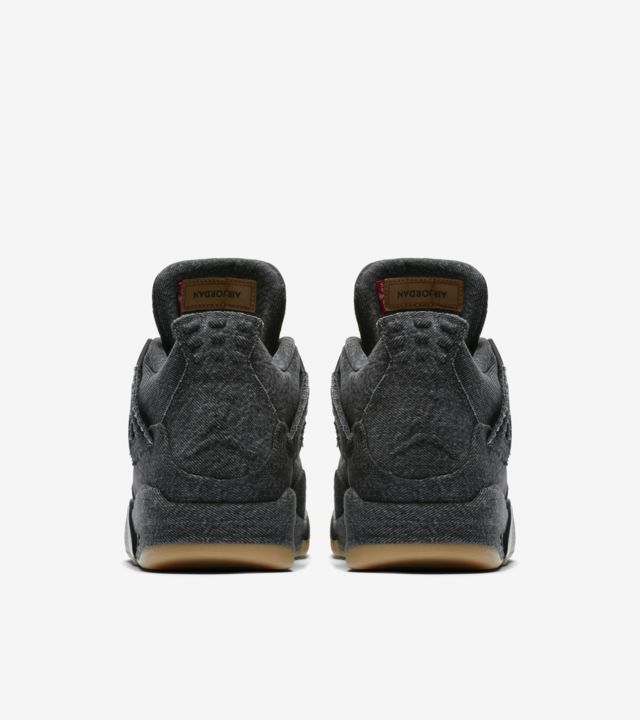 Levi's x Air Jordan 4 Retro Black - DRIP DOS ARTISTAS 