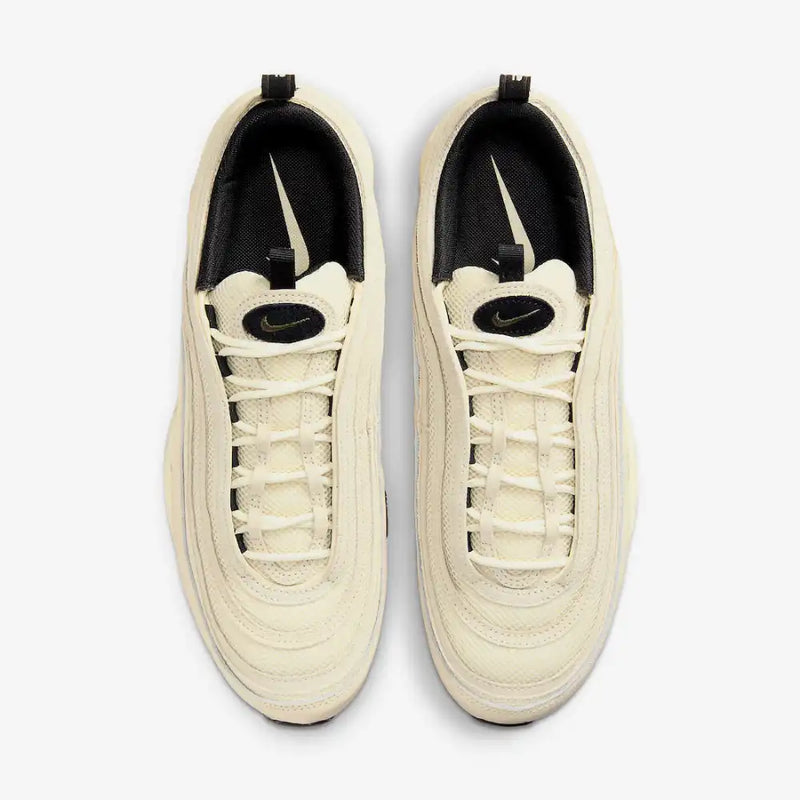 Nike Air Max 97 Coconut Milk and Black - DRIP DOS ARTISTAS 