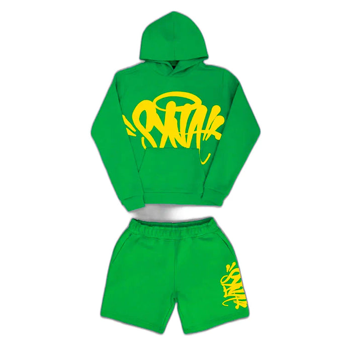 Conjunto Team Syna Hood Twinset Green