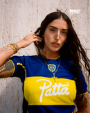 Camiseta patta inspirada no boca juniors