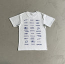 Camiseta Corteiz Rally VinyIz White/ Black