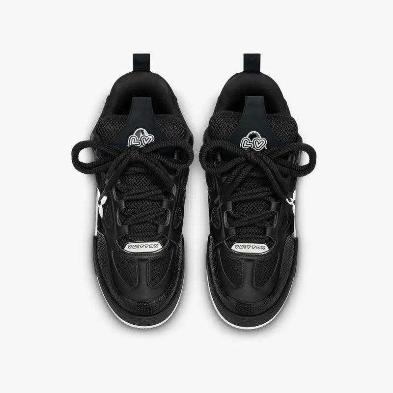 Louis Vuitton LV Skate Sneaker Black White - DRIP DOS ARTISTAS 