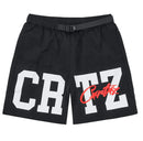 Corteiz CRTZ Nylon Shorts Black
