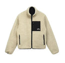 Jaqueta Stussy 8 Ball Sherpa Dupla Face