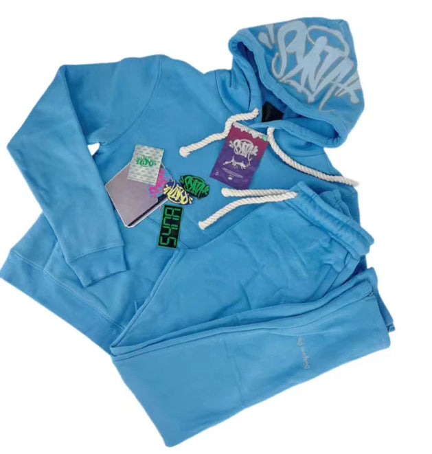 Conjunto Synaworld Logo Azul