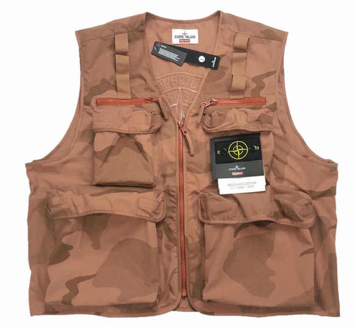 Colete Supreme Stone Island Cargo