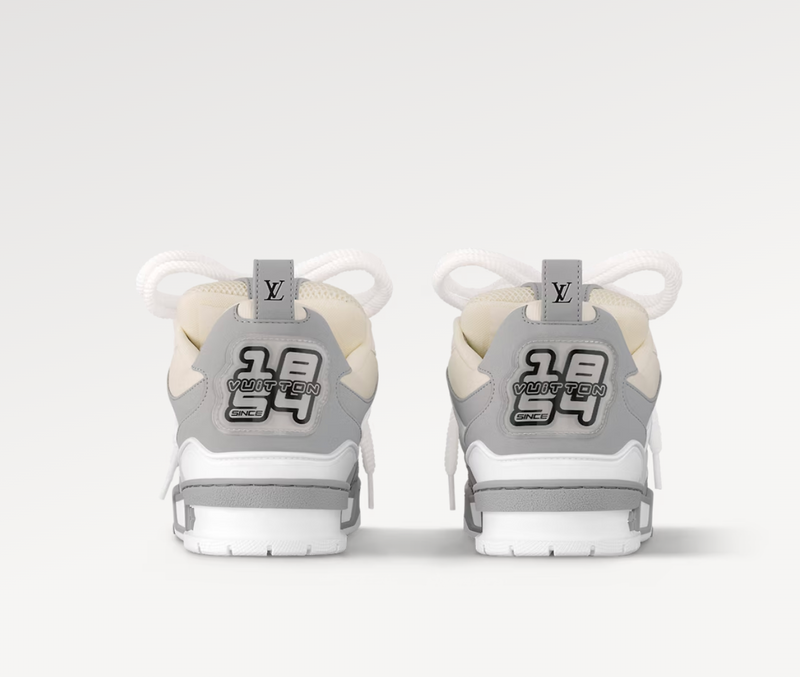 louis vuitton skate cinza claro