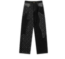 Calça Louis Vuitton x Nigo Monogram Patchwork Denim