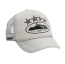 Boné Corteiz 4Starz Alcatraz Trucker Grey