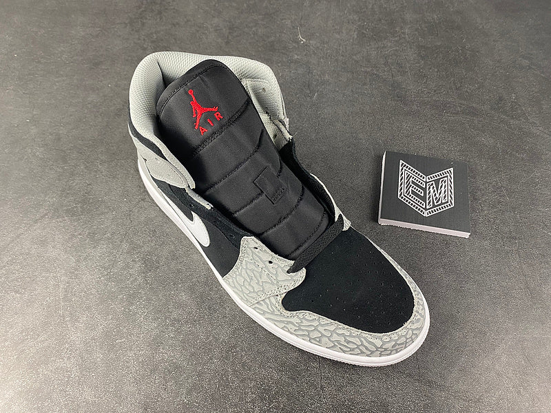 Air Jordan 1 Mid Elephant Print - DRIP DOS ARTISTAS 