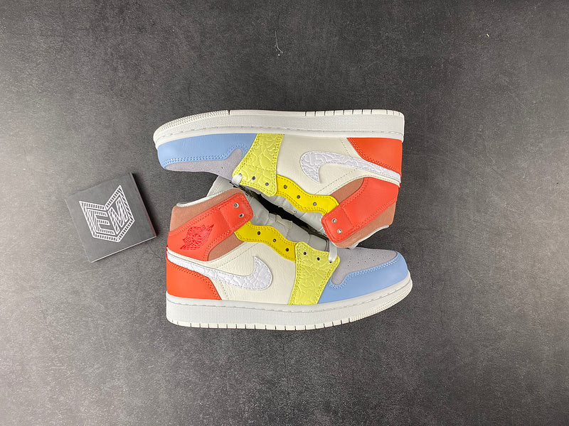 Jordan 1 Mid To My First Coach (W) - DRIP DOS ARTISTAS 