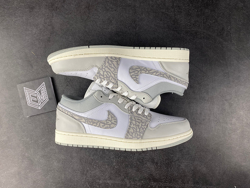 Jordan 1 Low PRM Smoke Grey Elephant - DRIP DOS ARTISTAS 