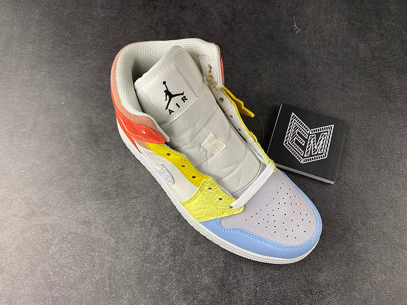 Jordan 1 Mid To My First Coach (W) - DRIP DOS ARTISTAS 
