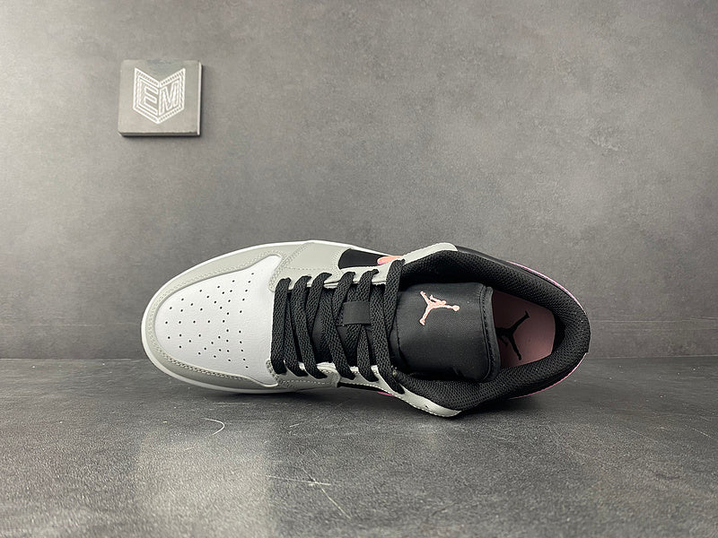 Jordan 1 Low Black Grey Pink - DRIP DOS ARTISTAS 