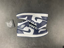 Jordan 1 Mid White Metallic Gold Obsidian - DRIP DOS ARTISTAS 