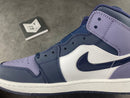 Jordan 1 Mid Obsidian Sanded Purple - DRIP DOS ARTISTAS 