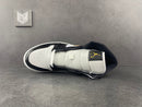 Jordan 1 Mid Patent Black White Gold - DRIP DOS ARTISTAS 